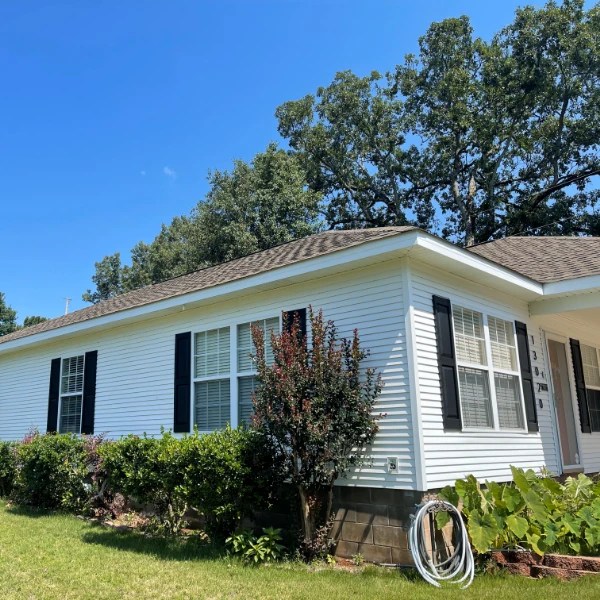 Exterior house soft wash